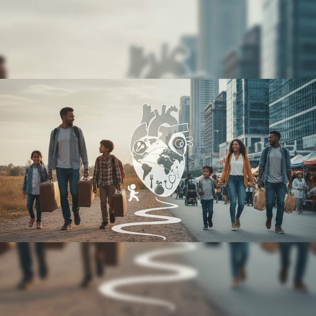 Migration can reshape cardiovascular risk — not through genetics, but through environment, routine and access to care