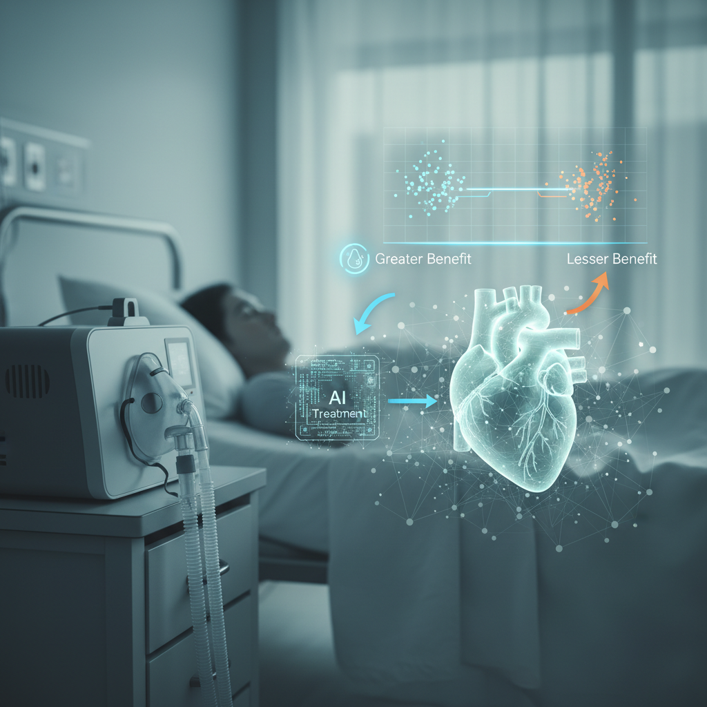 AI suggests CPAP may not affect cardiovascular risk the same way in everyone with sleep apnea