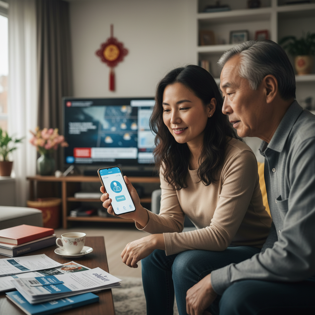 China-based telehealth apps may fill care gaps for some Chinese immigrants in the U.S. — but the evidence points more to system barriers than better care