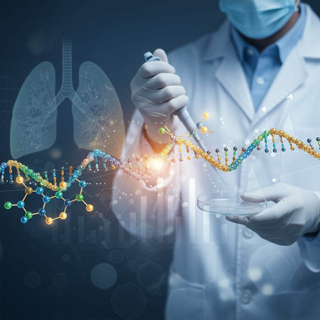 First-line targeted therapy shows strong antitumour activity in advanced lung cancer — but the benefit depends on the right biomarker