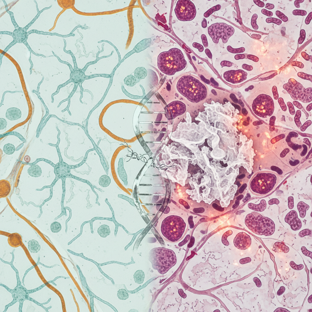 Cancer-linked mutations may alter the brain’s immune system in Alzheimer’s — but the effects do not appear to be uniformly harmful