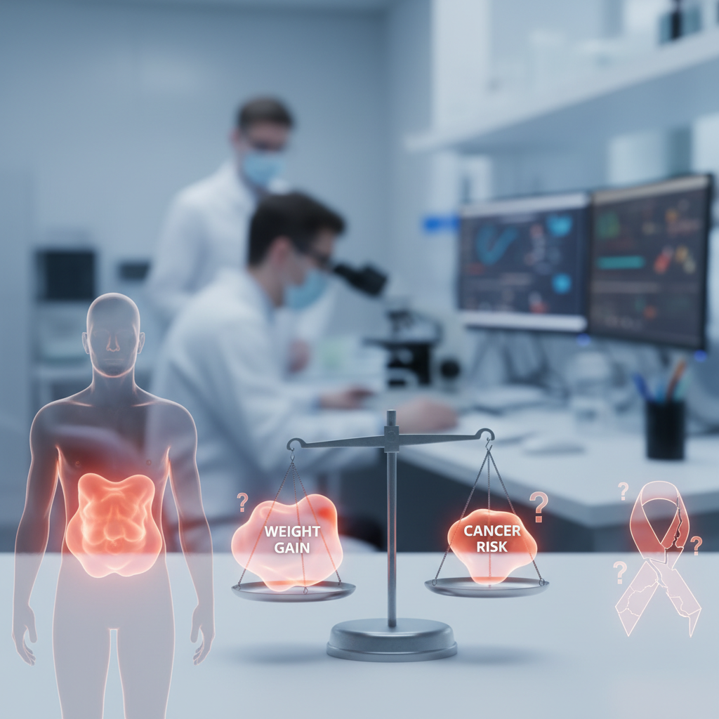Weight gain may matter for cancer risk, but the supplied evidence does not confirm that it clearly more than doubles it