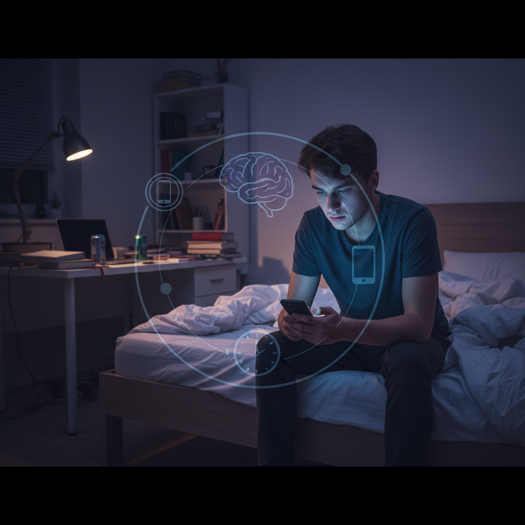 Poor sleep and poor mental health in young people may be feeding each other — and social media can intensify the cycle